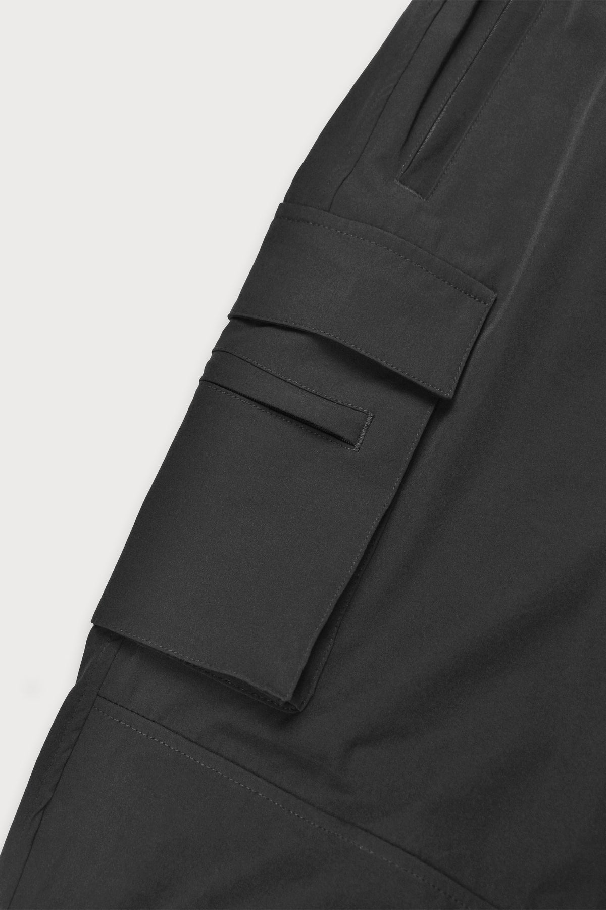 Combat Cargo Track Pants - Black / White