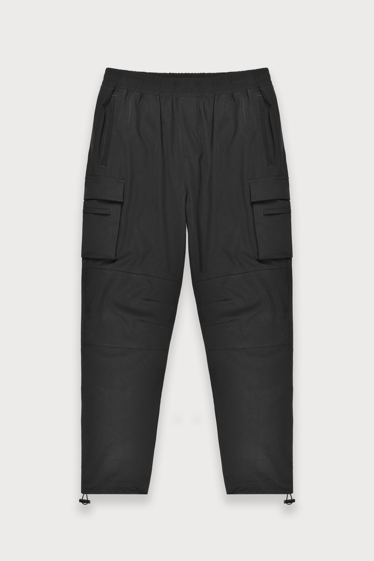 Combat Cargo Track Pants - Black / White