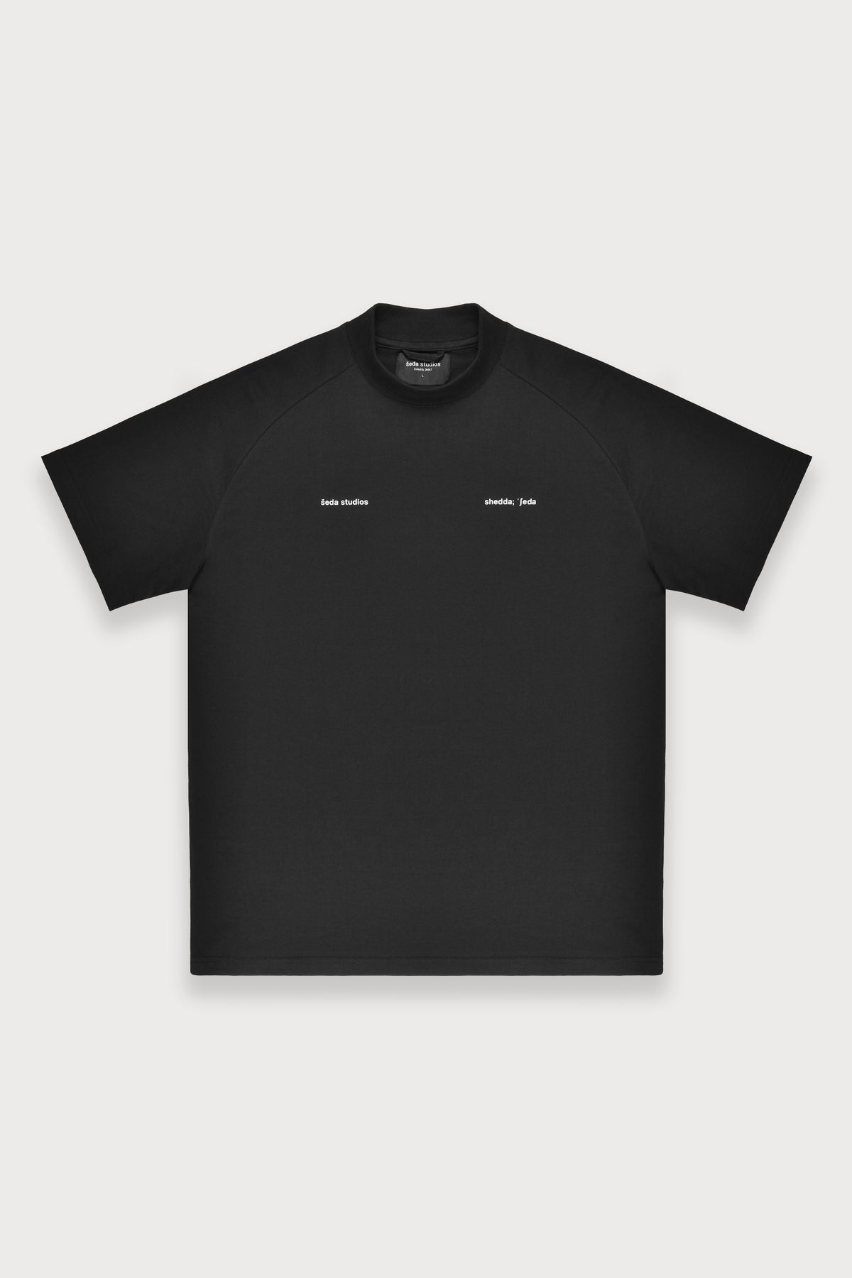 Combat Raglan T-Shirt - Black / White