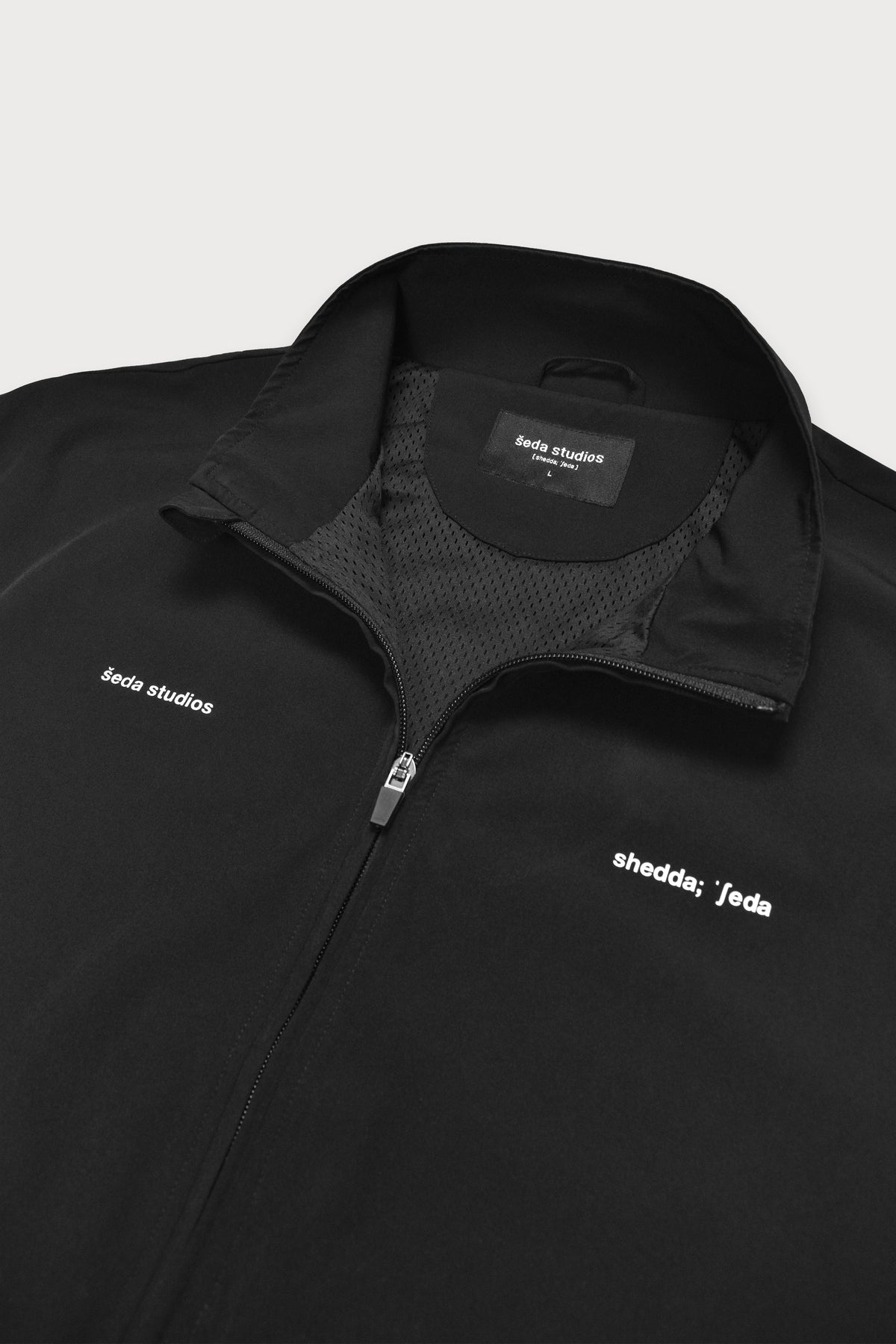 Combat Cargo Track Jacket -  Black / White