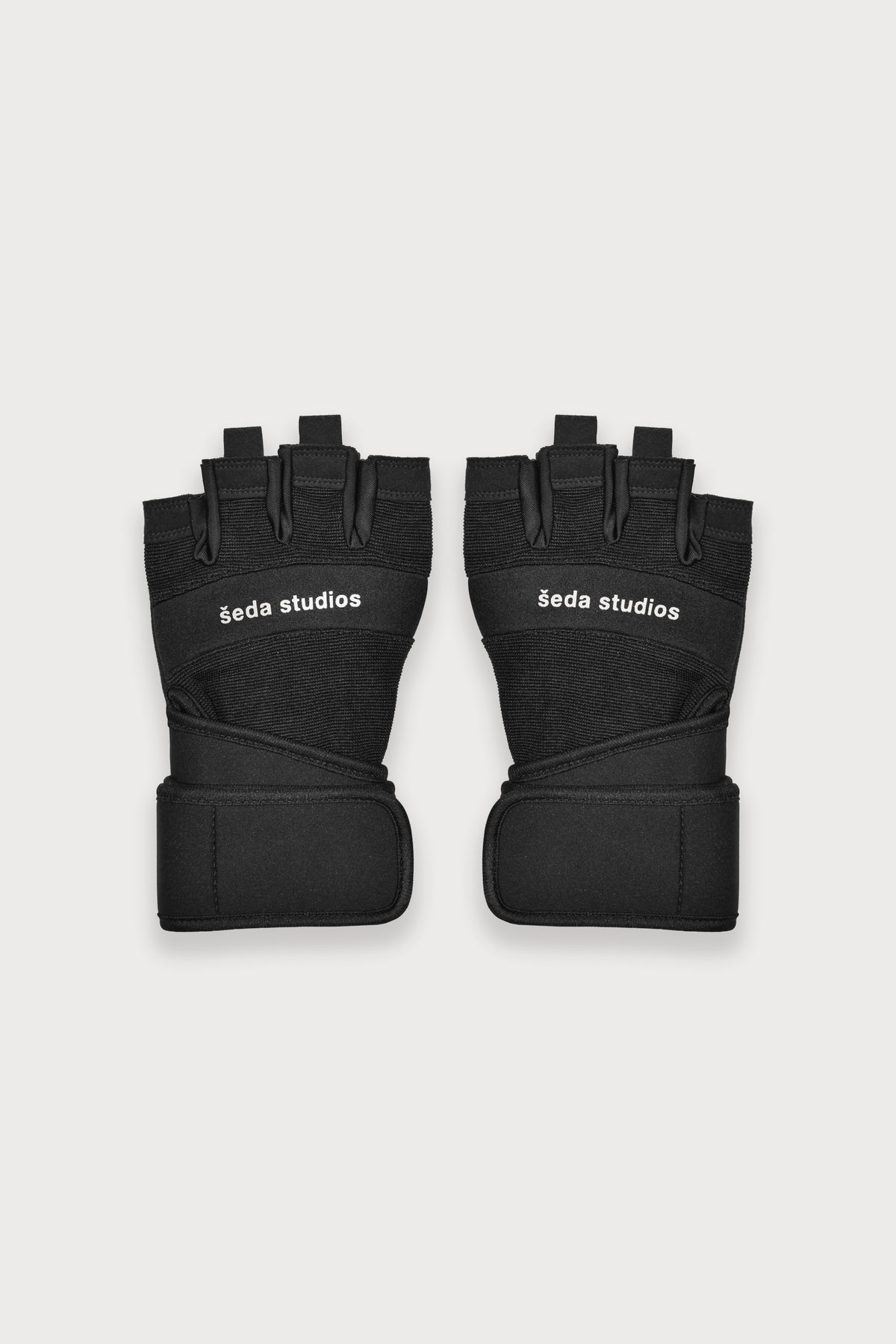 Combat Fitness Gloves - Black / White